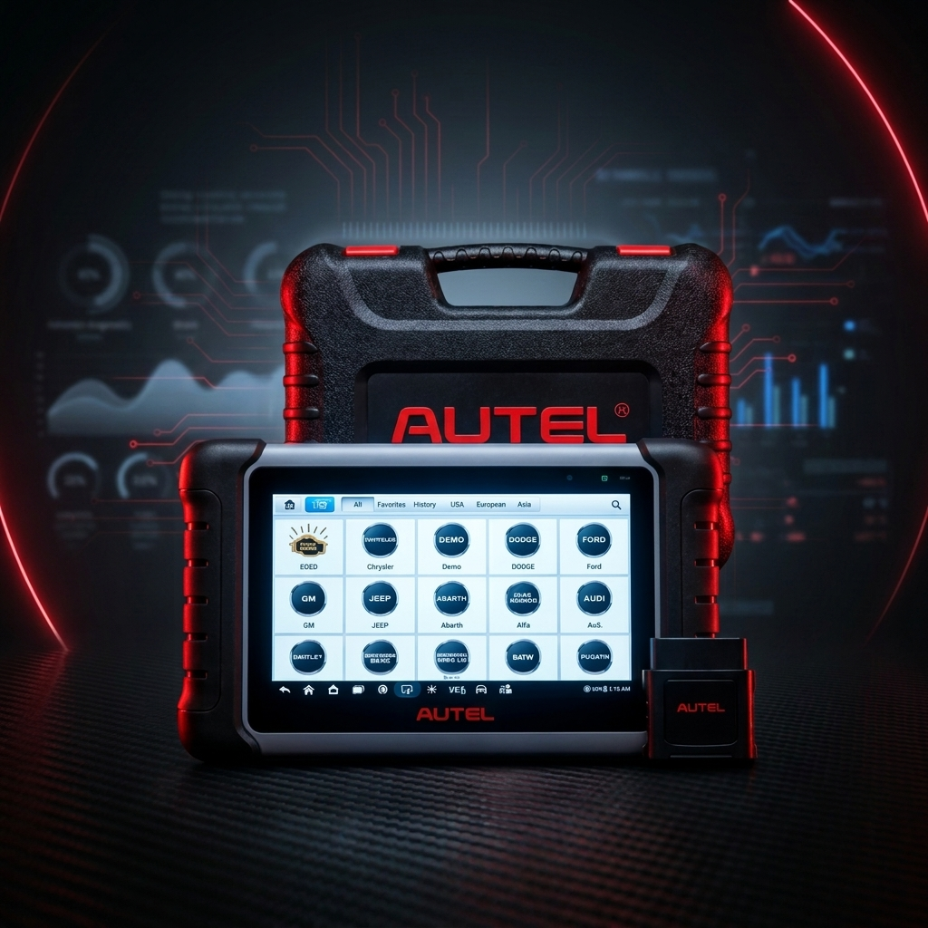 Autel MaxiCOM MK808K-BT - Професионална Автодиагностика - 38+ Сервизни Функции