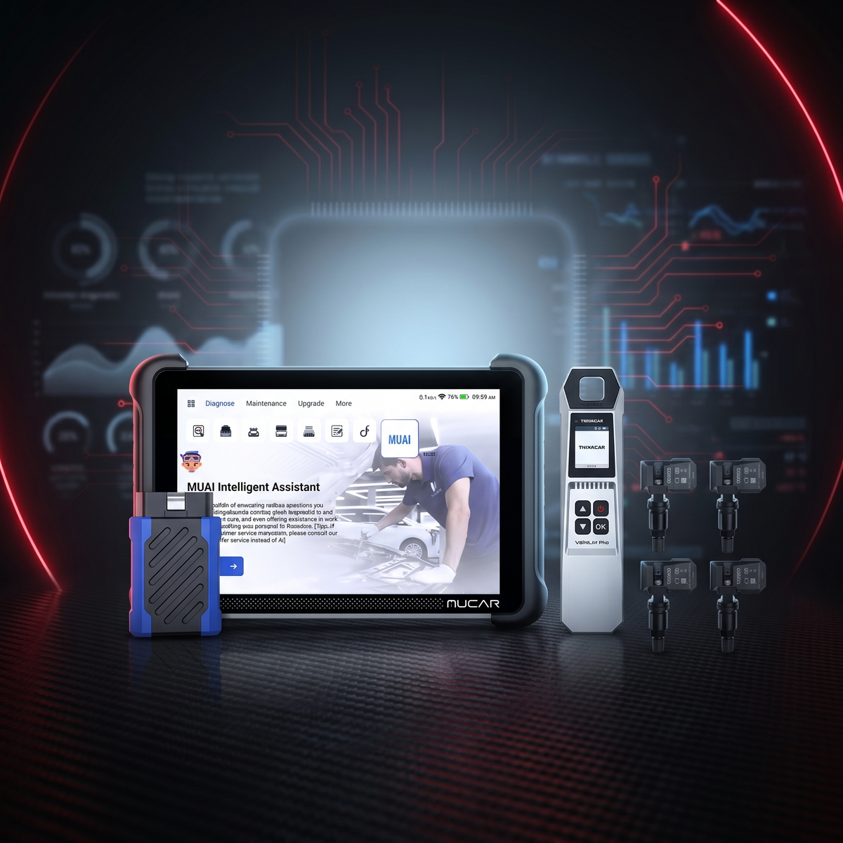 MUCAR 892BT AI - Професионален уред за Автодиагностика